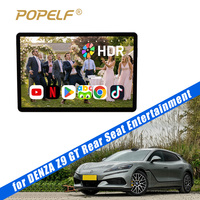 Écran tactile FHD 14 pouces, lecteur multimédia vidéo pour sièges arrière avec WiFi, Bluetooth, FM, inclinaison à 30 degrés, TV de voiture pour BYD ti7 rse ev