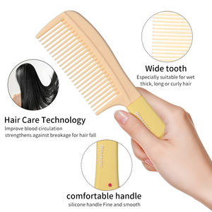 LMLTOP pettine di plastica di alta qualità per capelli di dinosauro giallo rosa rosa con logo SY751 - Product Image 4