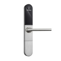 Cerradura de puerta de hotel con tarjeta inteligente RFID de aleación de zinc con software de bloqueo gratuito