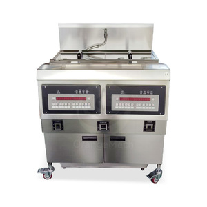 Best Price Gas / Electric / Gas Heating Power 2 tank Chicken Potato Chips Deep <strong>Fryer</strong> <strong>Machine</strong> - Product Image 1