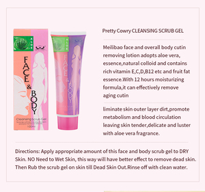 Tiktok Produit populaire Gel de gommage naturel pour le visage et le corps nettoyant en profondeur pour les végétariens - Product Image 5