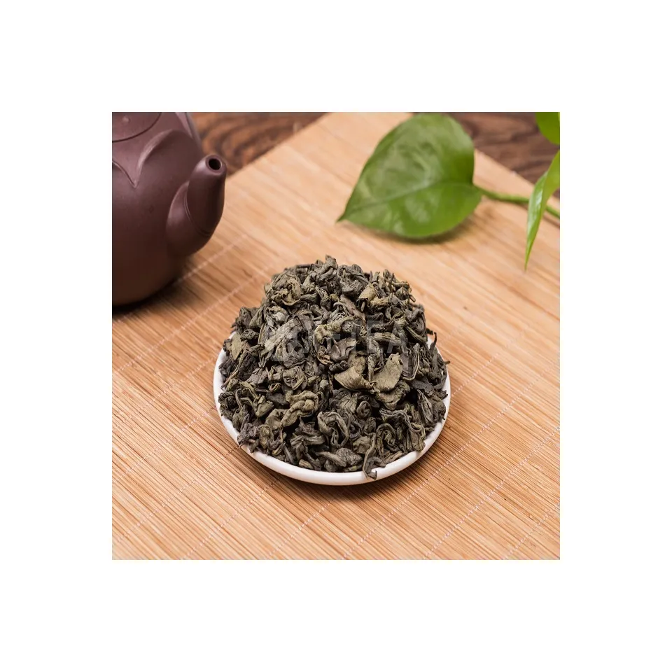 Hot Sell Good Quality Cheap Factory Price Wholesale Health Green Tea 2022 New Tea Sweet Breen Curly Bulk Tea 9500