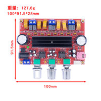 100 W 12V-24V Large Tension Audio Subwoofer Circuit de canal numérique 2.1 Carte amplificateur Tpa3116d2 Son 100 Watt Tpa 3116 Xh-M139