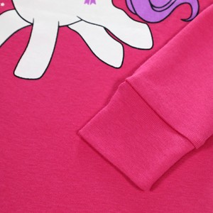 Pyjamas d'hiver en fourrure licorne pour filles de 6 <span class=keywords><strong>ans</strong></span>, taille 7, 7-8, 10-12, poupée assortie à moins de 10 dollars - Product Image 4