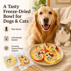 FD Moon Cartilage High Meat Content Organic Cat Dog Treats Healthy Pet Food Topper OEM Factory Supply - Product Image 1