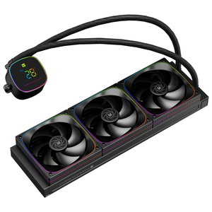 NOUVEAU Refroidisseur de processeur liquide AIO Thermalright Frozen Horizon 360 Digital ARGB Noir avec écran numérique et ventilateur PWM 360 mm pour PC de bureau gaming - Product Image 2