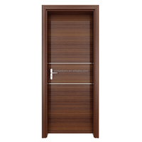 Chine Foshan usine intérieur appartement chambre pas cher portes en bois massif avec serrure intelligente