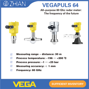 เซ็นเซอร์วัดระดับแบบเรดาร์ VEGAPULS64 PS64 สำหรับพื้นที่แคบ พร้อมใบพัดกวนความถี่ 80 GHz และขดลวดทำความร้อน - Product Image 3