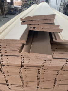 Exportation d'usine, moulures en MDF de haute qualité, bon marché, vente chaude, apprêt blanc pour la décoration, travaux d'ingénierie à domicile - Product Image 3