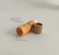 Tube en papier kraft recyclable de 10 ml pour cosmétiques, emballage de maquillage, baume à lèvres, tube en carton, conteneur pour rouge à lèvres, tube avec revêtement en cire