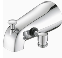 Robinet de baignoire à sortie inférieure de type levage avec connecteur G1/2, robinet chromé en gros