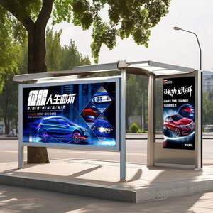 Thiết kế thiết kế hiện đại cao cấp trạm xe buýt Chất lượng cao mới trạm xe buýt làm bằng thép trên đường phố - Product Image 5
