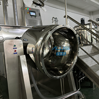 Machine d'émulsification et d'homogénéisation sous vide 500L avec moteur ABB, pompe à engrenages, contrôle PLC, matériau SUS316L pour la production de cosmétiques et de produits chimiques