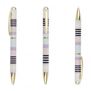 Bolígrafo de punta redonda de alta calidad con cuerpo de colores, tinta suave, bolígrafo profesional para oficina, logotipo personalizado - Product Image 2