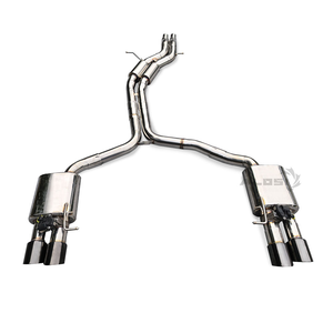 Système d'échappement Catback OEM d'usine avec silencieux pour Audi <span class=keywords><strong>S4</strong></span> S5 3.0T <span class=keywords><strong>B8</strong></span> 2008-2016, haute performance avec valve, son de course amélioré - Product Image 3