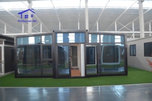 Logement de bureau de conteneur, portes et fenêtres faites sur commande, imperméable et isolé, respirable et confortable - Product Image 4