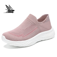 Maille Respirant Hommes Léger Gym Workout Running Slip On Chaussures De Marche Coussin Tennis Athlétique Baskets pour hommes
