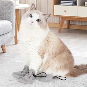 Nouvelles protections pour pattes de chat en nylon moderne, confortables, imperméables, anti-rayures, réglables, anti-égratignures - Product Image 2