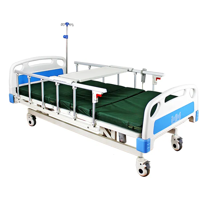 Электрическая вращающаяся Больничная кровать для пациента с 3 функциями, классический дизайн