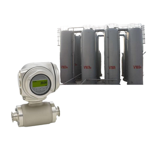 Tanque de almacenamiento de aceite industrial con medidor de flujo electromagnético para medición Endress y Hauser Proline Promag H 300 - Product Image 3