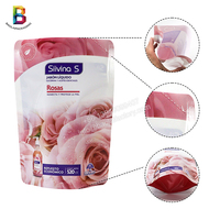 Emballage de shampooing personnalisé en usine pochette debout emballage de savon liquide pochette de recharge pour savon