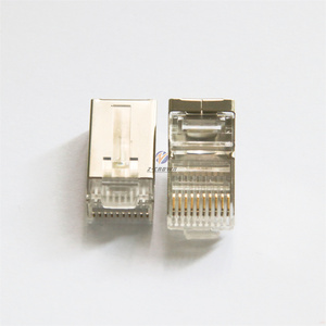 Conectores FTP Blindados Cat7 Cat6a 8p8c, <span class=keywords><strong>Conector</strong></span> Ethernet sin Herramientas, <span class=keywords><strong>Conector</strong></span> de Cable LAN, <span class=keywords><strong>Conector</strong></span> RJ45, <span class=keywords><strong>Conector</strong></span> <span class=keywords><strong>RJ11</strong></span>, Enchufe Modular Cat6 - Product Image 4