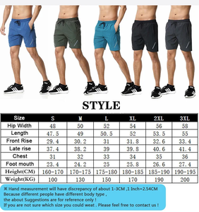 Pantalones Cortos Deportivos de Punto para <span class=keywords><strong>Hombre</strong></span>, de Secado Rápido, con Bolsillo y Cordón Ajustable, para Entrenamiento, <span class=keywords><strong>Atletismo</strong></span>, Running, Gimnasio, Color Negro - Product Image 2