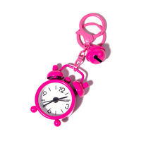 Mini-Wecker-Schlüsselanhänger: Quarzuhren als schöne Geschenke, niedlicher Anhänger, Schlüsselring-Uhr, funktionierende Schlüsselanhänger-Uhr