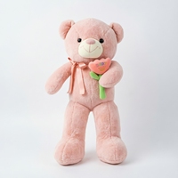 Ours en peluche doux de haute qualité testé pour la sécurité avec broderie « Miss You » sur le pied, jouets personnalisés très demandés, commandés directement de l'usine