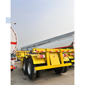 Semi-<span class=keywords><strong>remorque</strong></span> châssis squelette double essieu léger haute performance pour conteneurs maritimes à vendre - Product Image 4