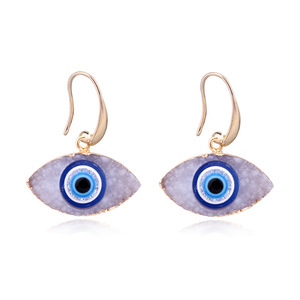 Vintage Personality Eyes <strong>Pendant</strong> <strong>Necklace</strong> for Women <strong>Long</strong> Chain Natural Stone <strong>Necklace</strong> Female Turkish Jewelry Christmas Gift - Product Image 5