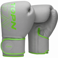 Gants de boxe professionnels en cuir PU de haute qualité avec fermeture auto-agrippante pour Muay Thai, MMA, entraînement, sparring, sac de frappe, personnalisables