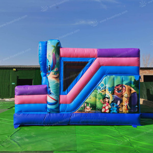 Castillo Inflable Stitch para Niños, Tobogán Combinado Azul, Jumper de PVC, Certificado CE, 5m X 5m, Garantía de 3 Años - Product Image 3