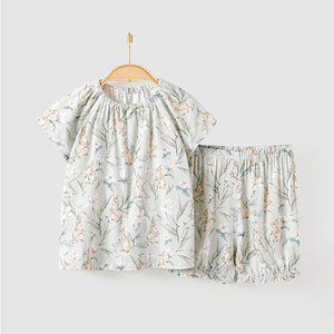 Personalizado 95% bambú 5% Spandex niños ropa Conjuntos Bebé niños 2 uds conjunto de manga larga costilla ropa de dormir niños pijamas traje de dormir - Product Image 1