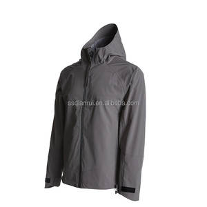 سترة خفيفة الوزن مقاومة للماء للاستخدام الخارجي مع بطانة فليس، سترة واقية من الرياح سريعة الفتح، معطف مطر بنمط مطبوع، سترة صيد بنمط التمويه - Product Image 5