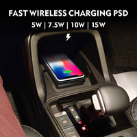 Produits intelligents en gros à prix avantageux, chargeur de voiture A1 15W avec câble de données USB de 1 m, chargeur sans fil, livraison directe pour la série iPhone
