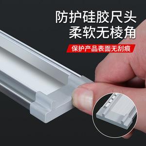 Casillas Advertising Protective Ruler 50 Cm Aluminum Alloy Non Slip For Craft And Cutting - Product Image 4