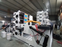 Machine d'impression flexographique automatique à grande vitesse, rouleau à rouleau, pour la production de sacs en plastique/papier et de lignes de production d'étiquettes autocollantes