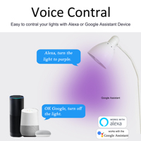 Умная Wi-Fi Светодиодная лампа A19 9 Вт RGB CCT E26 120 В 800lm приложение пульт дистанционного управления умный свет совместим для дома