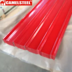 Oluklu PPGI metal galvanizli çelik levha/metal/demir çatı kaplama levhası çatı plakası