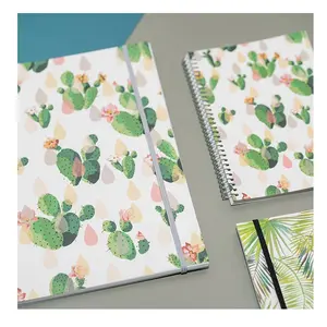 Sommer Briefpapier Großhandel benutzer definierte Druck personal isierte Journal Spiral Bound Notebook