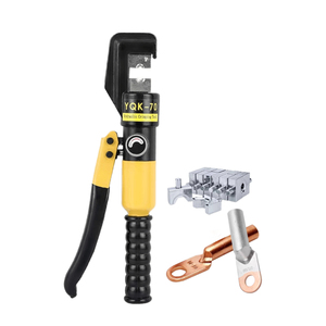 <span class=keywords><strong>Pince</strong></span> à <span class=keywords><strong>sertir</strong></span> hydraulique pour câbles en acier YQK-70, outil de presse pour cosses de câbles en aluminium, hexagonal, force de 6T, 4-70 mm - Product Image 1
