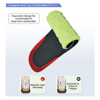 Semelles intérieures sportives 4D Cloud Technology avec coussin de talon en gel, design nid d'abeille, soutien de la voûte plantaire, respirantes, en PU souple