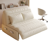 Canapé-lit électrique multifonctionnel moderne avec télécommande sans fil, portable, simple ou double, pliable, pour salon et bureau