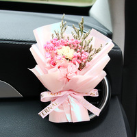Désodorisant Personnalisé pour Voiture, Bouquet de Fleurs Séchées, Parfum d'Ambiance Aromathérapie