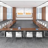Meubles de bureau modernes pour salle de formation, bureau de formation à plateau rabattable, table de conférence pliable avec roulettes