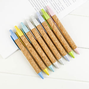 Color Degradable Wheat Straw Rolling <b>Paper</b> Pen Custom logo Eco Friendly Recyclable <b>Paper</b> Ball Pen - Product Image 3