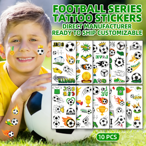 مجموعة من 10 قطع من ملصقات الوشم المؤقتة للأطفال بتصميم كرتوني لكأس العالم لكرة القدم <span class=keywords><strong>2026</strong></span> من C&J Yanye - Product Image 2