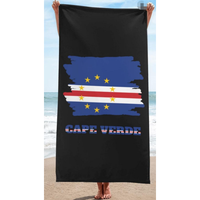 Serviettes de plage Cap-Vert personnalisées en gros d'usine, séchage rapide, absorbantes, légères et fines pour salle de bain, piscine et natation