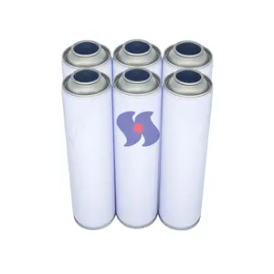 Lata de spray colorida para tinta estampada CMYK, preço de fábrica, lata de aerossol de folha de flandres vazia 52X195mm